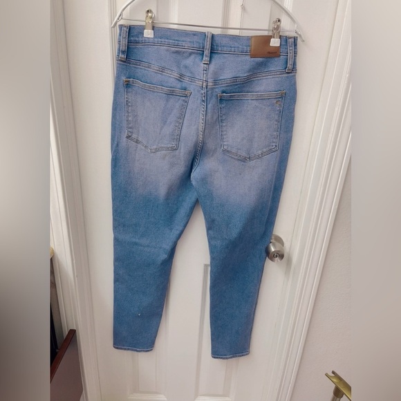 Madewell 10" High Rise Skinny Crop Jeans 5 Pocket Denim Women's Size 29 - Picture 3 of 9